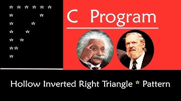 C Program to Print Hollow Inverted Right Triangle Star Pattern (July 2019)