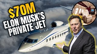 Inside Elon Musk's 70 Million Massive Private Jet