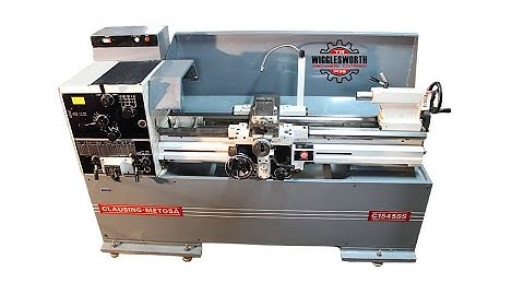 Clausing Metosa  C1545SS Engine Lathe Wigglesworth Machine#11830