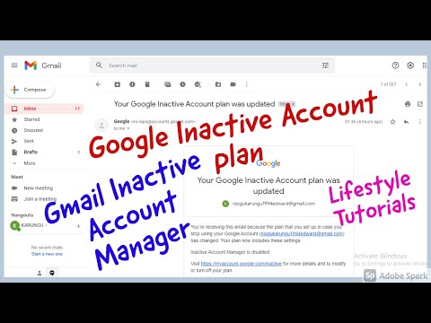 Google Inactive Account plan
