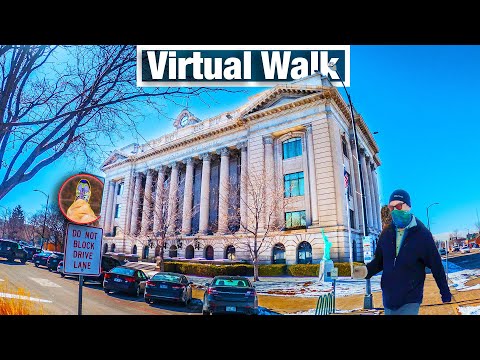 Greeley Colorado Walking Tour -  Walking Trails for Treadmill - 4K City Walks Virtual Walk