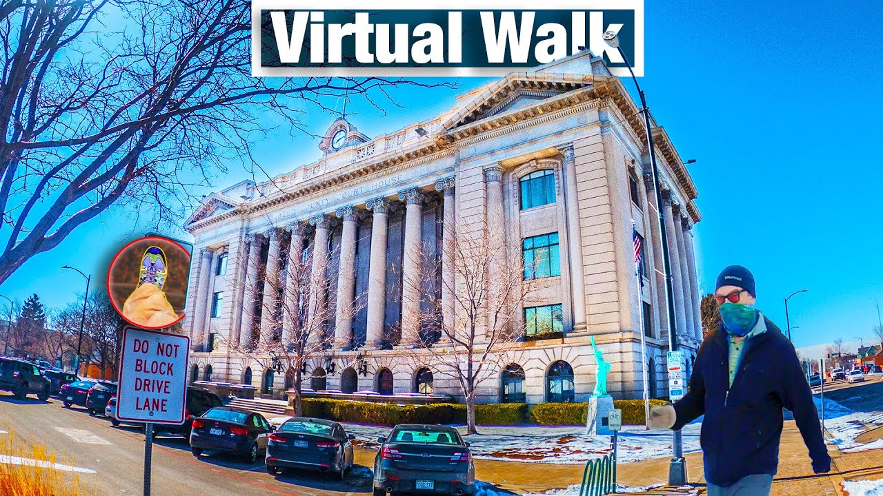 Greeley Colorado Walking Tour -  Walking Trails for Treadmill - 4K City Walks Virtual Walk