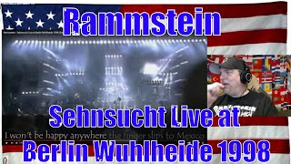 Rammstein - Sehnsucht Live at Berlin Wuhlheide 1998 (English Lyrics) - REACTION