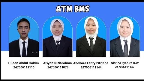 PROJEK MINI ATM BMS | KELOMPOK 10 CDE | INFORMATIKA | UNIVERSITAS SILIWANGI