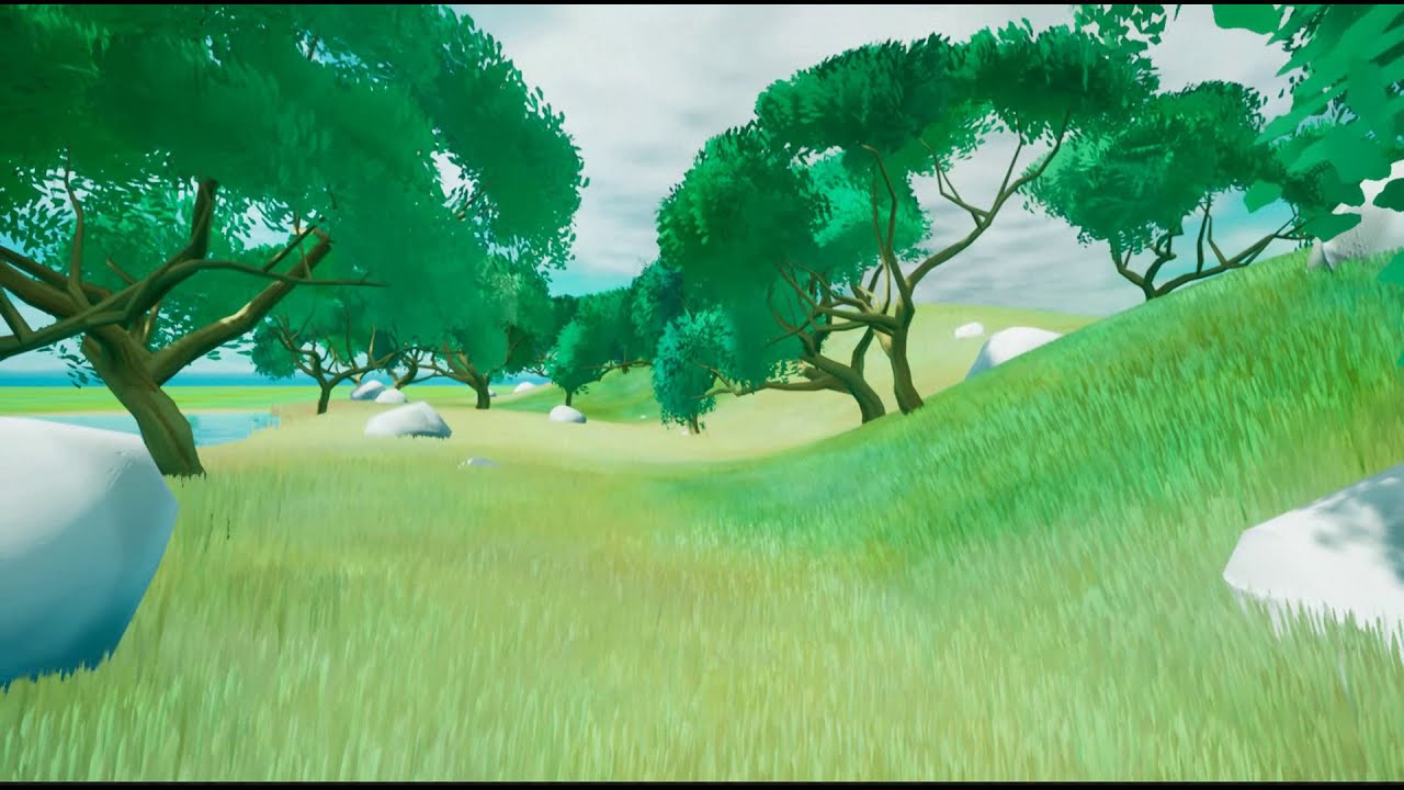 Stylised Environment - Hills and Stream