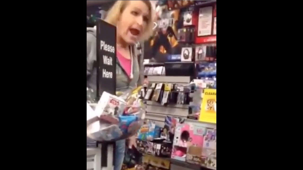 Transgender Man Loses It On GameStop Employee!!!