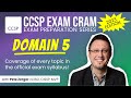 Master Domain 5 of the CCSP Exam with Our Expert Cram Session π