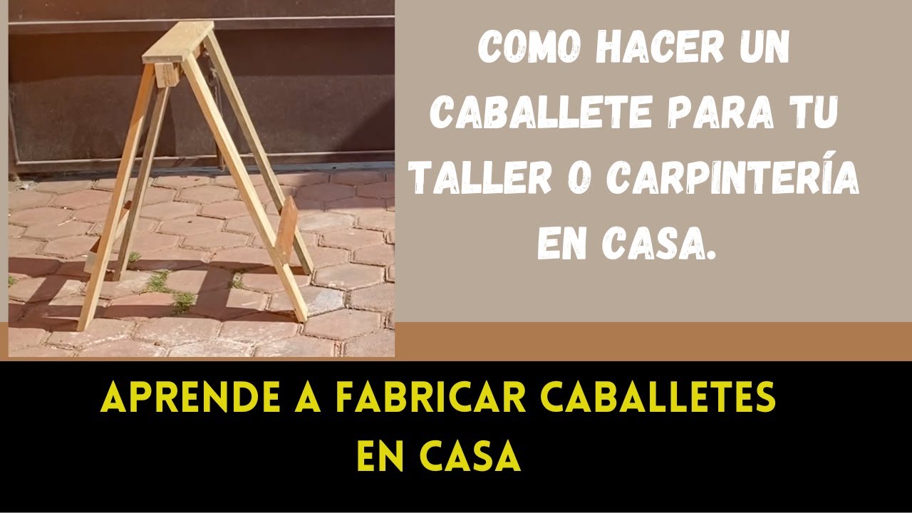 DIY CABALLETE PARA NIÑOS 