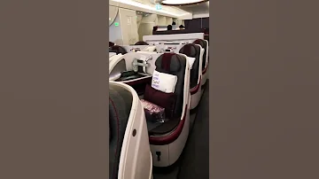 Business Class A350 In Qatar Airways Shorts Businessclass Qatarairways Luxurytravel Qatar Fly 