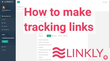 Making tracking links with Linkly