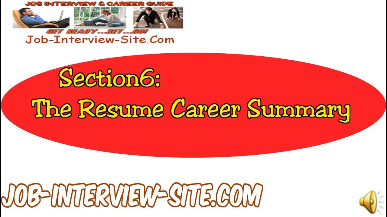 career summary statement