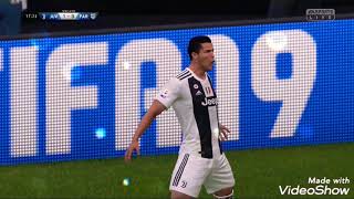 Gol de bicicleta do Cristiano Ronaldo pela Juve (FIFA19)