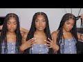 I DID MY OWN KNOTLESS BRAIDS FOR THE FIRST TIME 😍 | FANCIVIVI