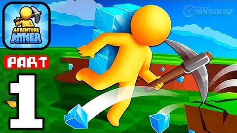 Adventure Miner - Gameplay Walkthrough Part 1 Mining Mineral Stones (iOS,Android)