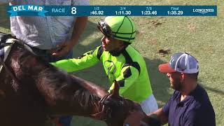 Feeling Lucky wins race 8 at Del Mar 7/24/26