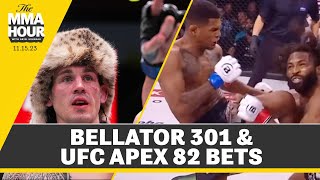 Parlay Boys Pick Best Bets for Bellator 301, UFC APEX 82 | The MMA Hour