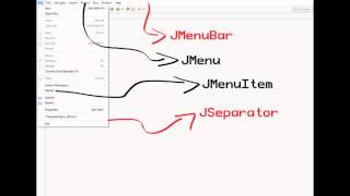 Barras e Menus em Java - Introdução