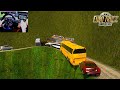 Crazy Bus Driver Takes on Death Roads ETS2 Steering  Crazy Bus Driver Takes on Death Roads ETS2 Steering