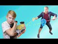 СЛОВИ ЯЙЦО ЧЕЛЛЕНДЖ.  EGGS CHALLENGE. NERF BROS SHOW