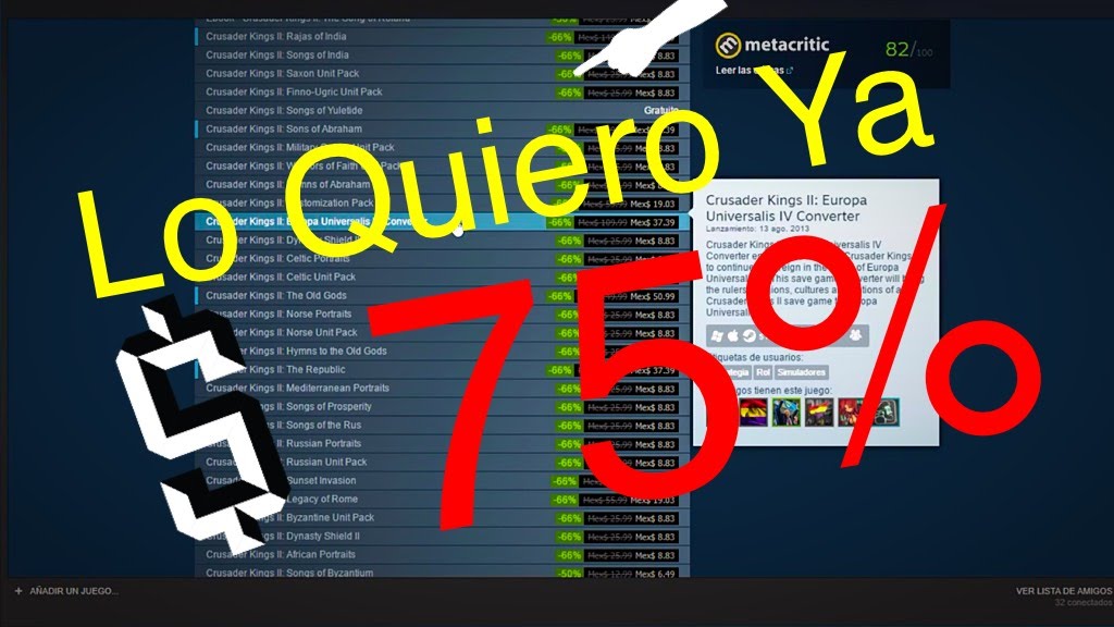 STEAM SALES PARADOX INTERACTIVE SALES Hasta un 75 YouTube