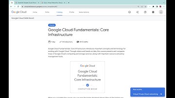 Google Cloud Fundamentals: Core Infrastructure || #qwiklabs || #quiz