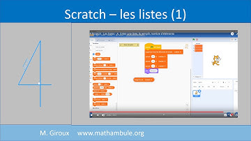 N4 Scratch - Les listes (1)  Créer une liste, la remplir, nombre d