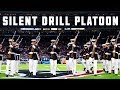 Silent drill platoon performs at halftime on thursday night football  texans vs colts