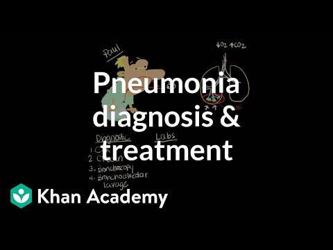 Pneumonia diagnosis and treatment | Respiratory system diseases | NCLEX-RN | Khan Academy