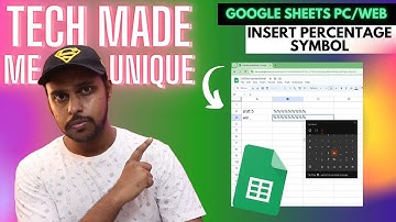 How to insert Percentage symbol in Google sheets | insert Percentage symbol in Google sheet