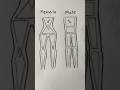 Different Types of body Drawing Tutorial ✨