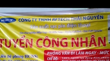 Công ty rftech và ksd tuyển dụng công nhân tháng 9 khu công nghiệp Điềm Thụy