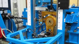 Onze machine aan het werk