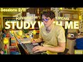 Study with me live pomodoro  10 hours study challenge  harvard student relaxing rain sounds