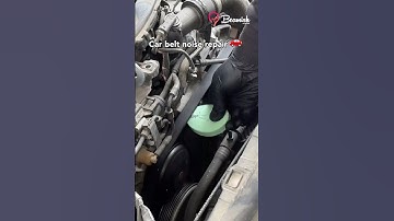 Car belt noise repair 🚗 #car #hacks #repairs #easy