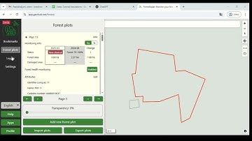 Forest Monitoring Service Tutorial: LT/ENG
