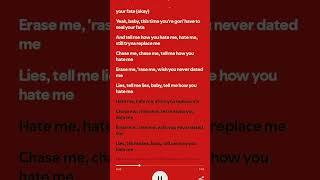 Hate me - Ellie Goulding ft. Juice Wrld. #music #song #hateme