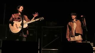 Tegan and Sara - band intros + heat induced hives + Queen Catherine + Living Room