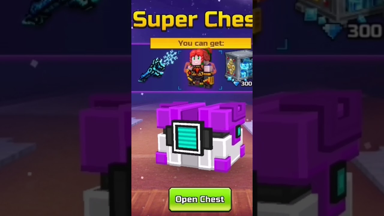 super chest opening pt3 in pixel gun 3d 