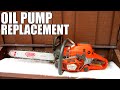 Oil Pump Replacement On A Husqvarna 562xp Chainsaw - Fix A Non Oiling Bar & Chain!
