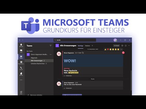 Microsoft Teams (Grundkurs für Einsteiger) Deutsch (2020)