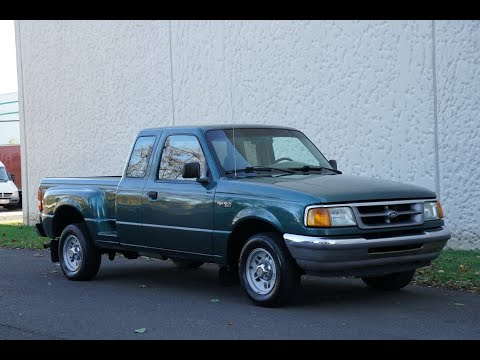 4K Review 1997 Ford Ranger XLT Supercab Step Side 5-Speed Manual Virtual Test-Drive & Walk-around