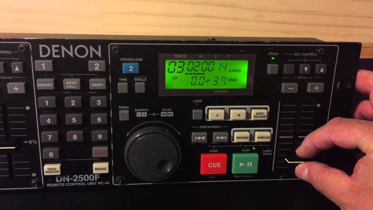 DENON DN-2500F CDプレーヤー& DN-X050ミキサー音出し確認 Denon DN-2500F (Test) - YouTube