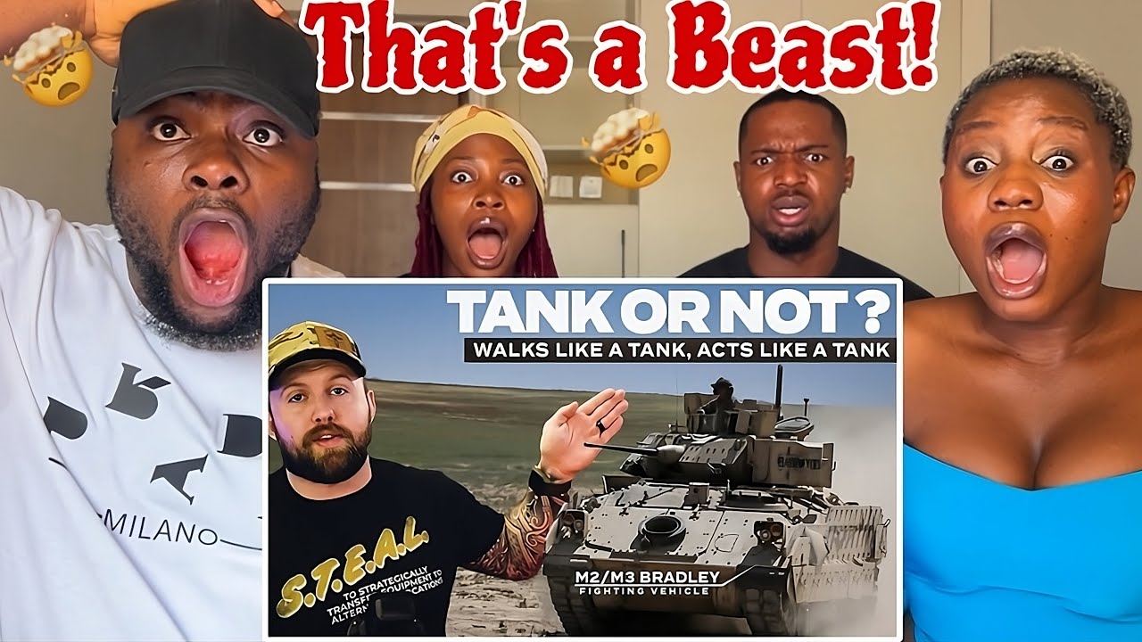 Greatest "Not A Tank" Of All Time - The Bradley Fighting Vehicle - | FAMILY REACTS |