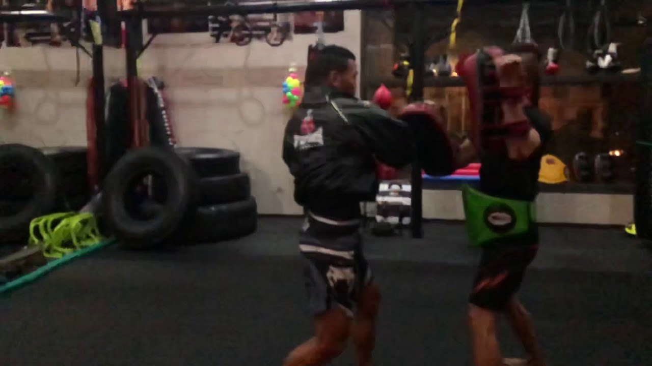 Combination punches to elbows and flying with elbow YouTube