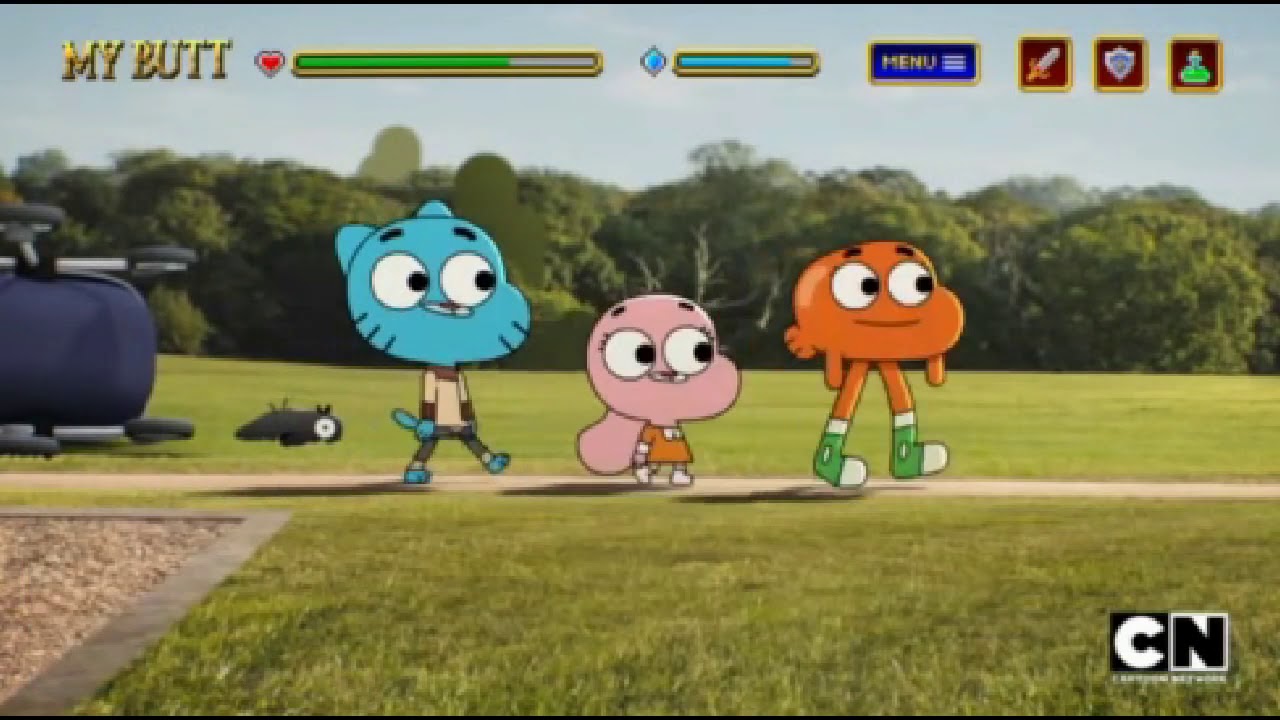 The Amazing World of Gumball The Console Episode Clip The Grind 1080pHD
