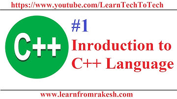 C++ Programming #1: Introduction to C++ Programming Language