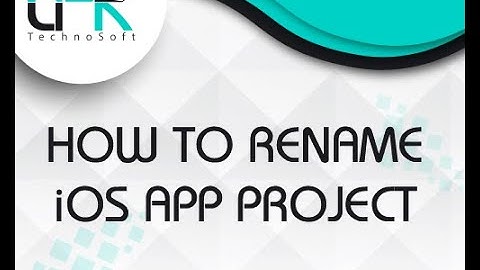 Rename ios project with pod