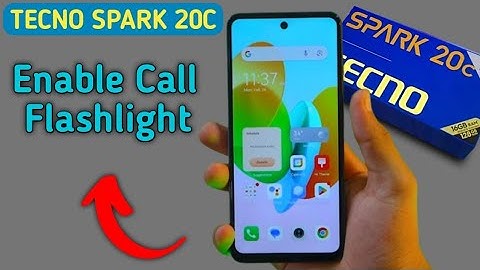 Tecno Spark 20c call flashlight kaise on kare, how to enable incoming call flashlight in tecno, stop