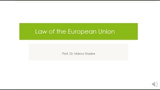 Law of the European Union