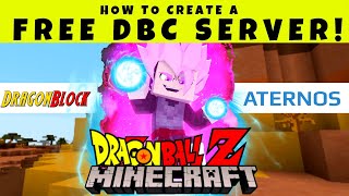 Create A Free Dragon Block C Server For Minecraft - Aternos screenshot 2